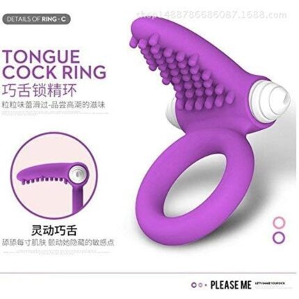 Dolphin Cat Tongue Vibrating Cock Ring For Men - 1080x1080 Official