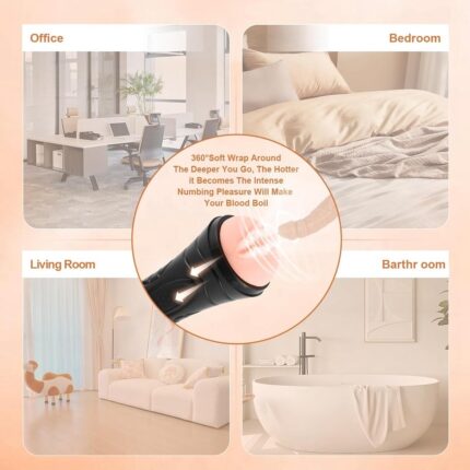 ₀̷₁̷ Bussy Flashlight Vibration Masturbation Cup For Men - 1080x1080 Official