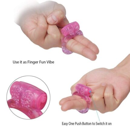 Butterfly Silicone Vibrating Cock Ring For Men - 1080x1080 Official