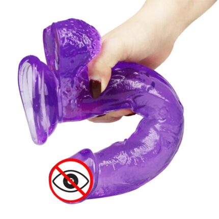 Extreme Fun Realistic Jumboo Dildo 9 inch (Purple) - 1080x1080 Official