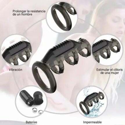 ₀̷₁̷Multi Point Stimulation Vibrating Cock Ring For Men - 1080x1080 Official