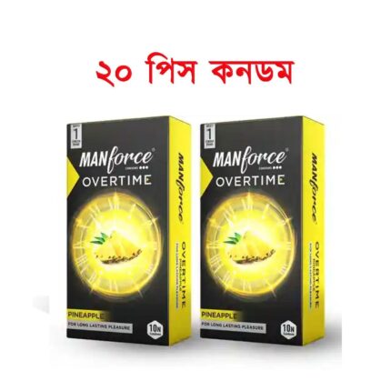Manforce Overtime Pineapple Condom Combo 20 pcs - 1080x1080 Official