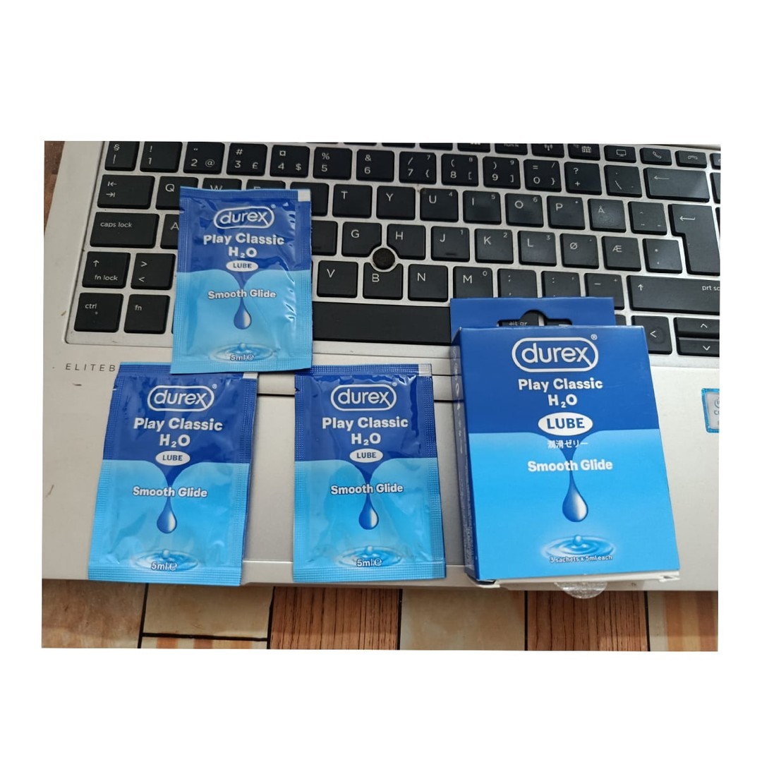 Durex Play Classic H2O Smooth Glide Lube 5ml (3 sachet) Pack - 1080x1080 Official Durex Play Classic H2O Smooth Glide Lube 5ml (3 sachet) Pack - 1080x1080 Official