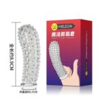 MELEON Soft Dotted Finger Condom 1 pairs - 1080x1080 Official