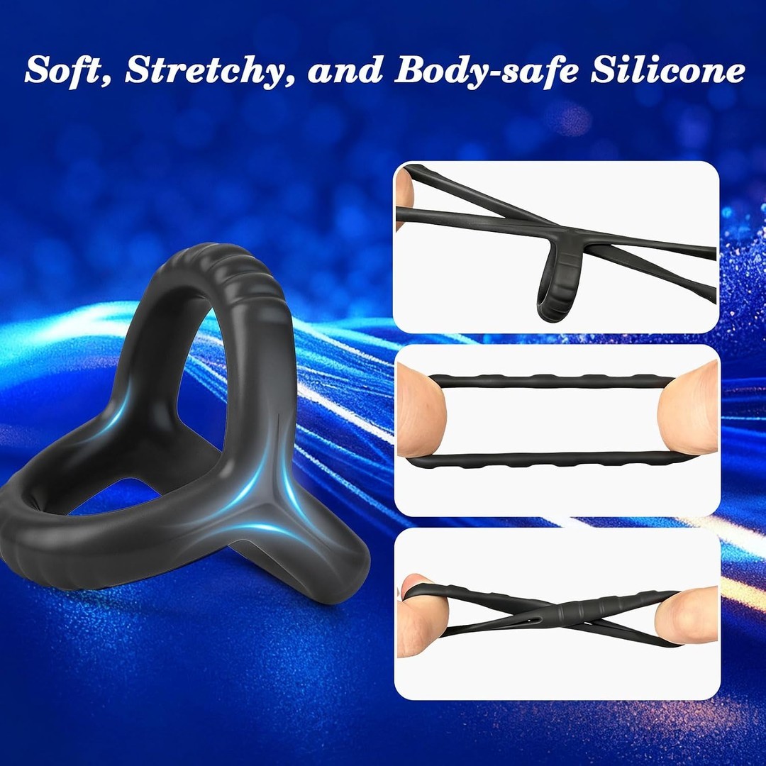 ₀̷₁̷Stretchy Black Extra Pleasure Silicone Penis Ring For Men - 1080x1080 Official ₀̷₁̷Stretchy Black Extra Pleasure Silicone Penis Ring For Men - 1080x1080 Official