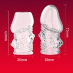 ₀̷₁̷Men’s Delay Sensitivity Penis Glans Cover 2 pcs - Gallery 2 1080x1080