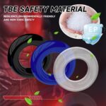 ₀̷₁̷Stay Hard Time Delay Silicone Plain Ring Set For Men-3pcs - Gallery 1 1080x1080