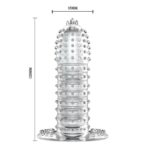 ₀̷₃̷Funda Crystal Sleeve Silicone Base Spike Magic Condom - Gallery 2 1080x1080