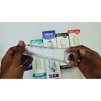 UMUSE Locked Type Cryastal Magic Condom 6 inch - 1080x1080 Official