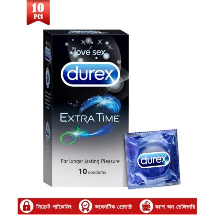 Durex Extra Time For Long Lasting Pleasure Condom 10 Pcs - 1080x1080 Official
