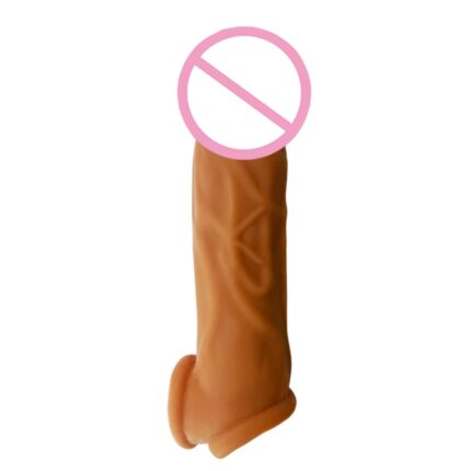 Love Lock 2 Silicone Condom 6.7 inch for 4 to 5.5 inch penis
